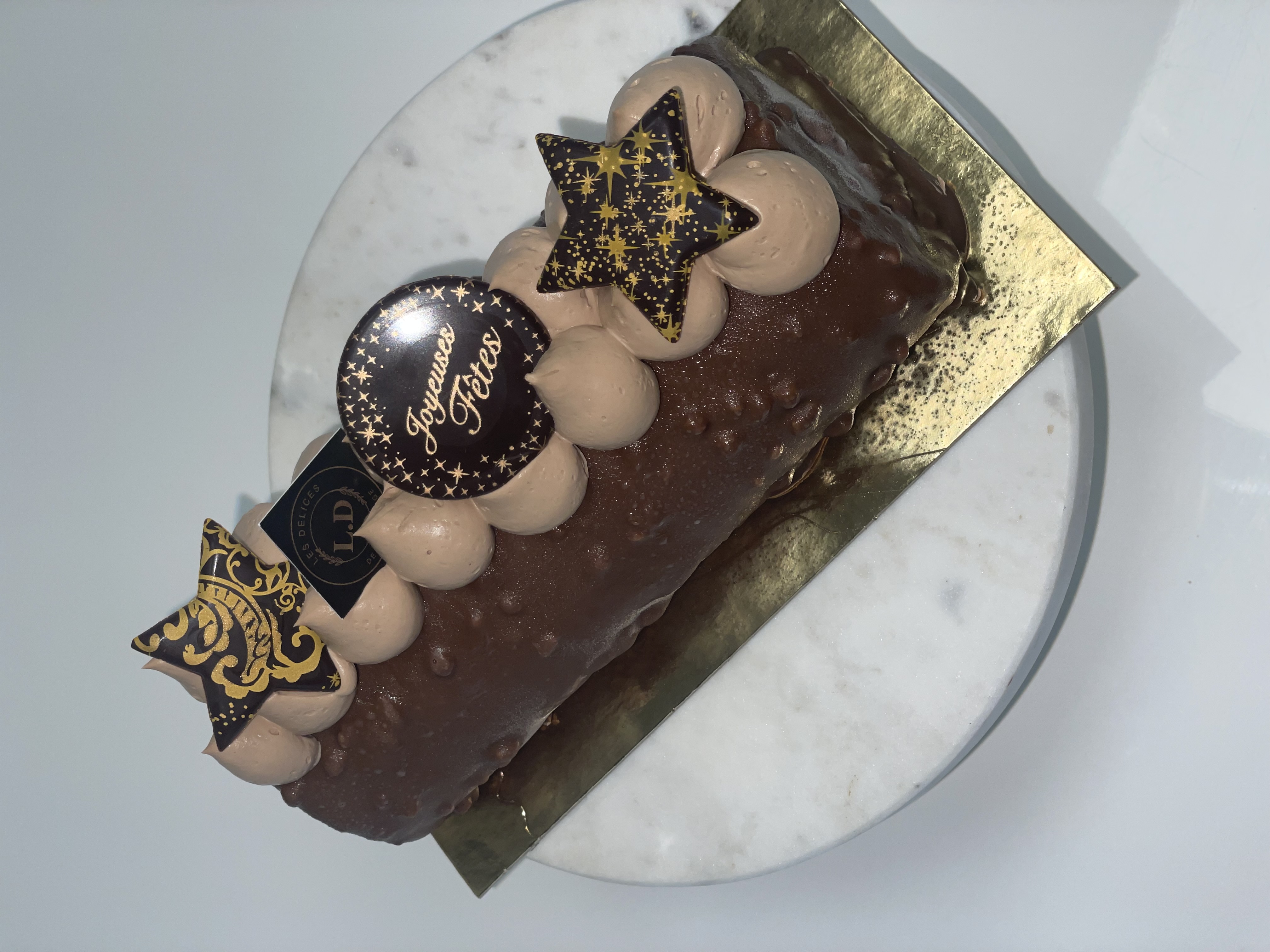 BÛCHE ROCHER CHOCOLAT