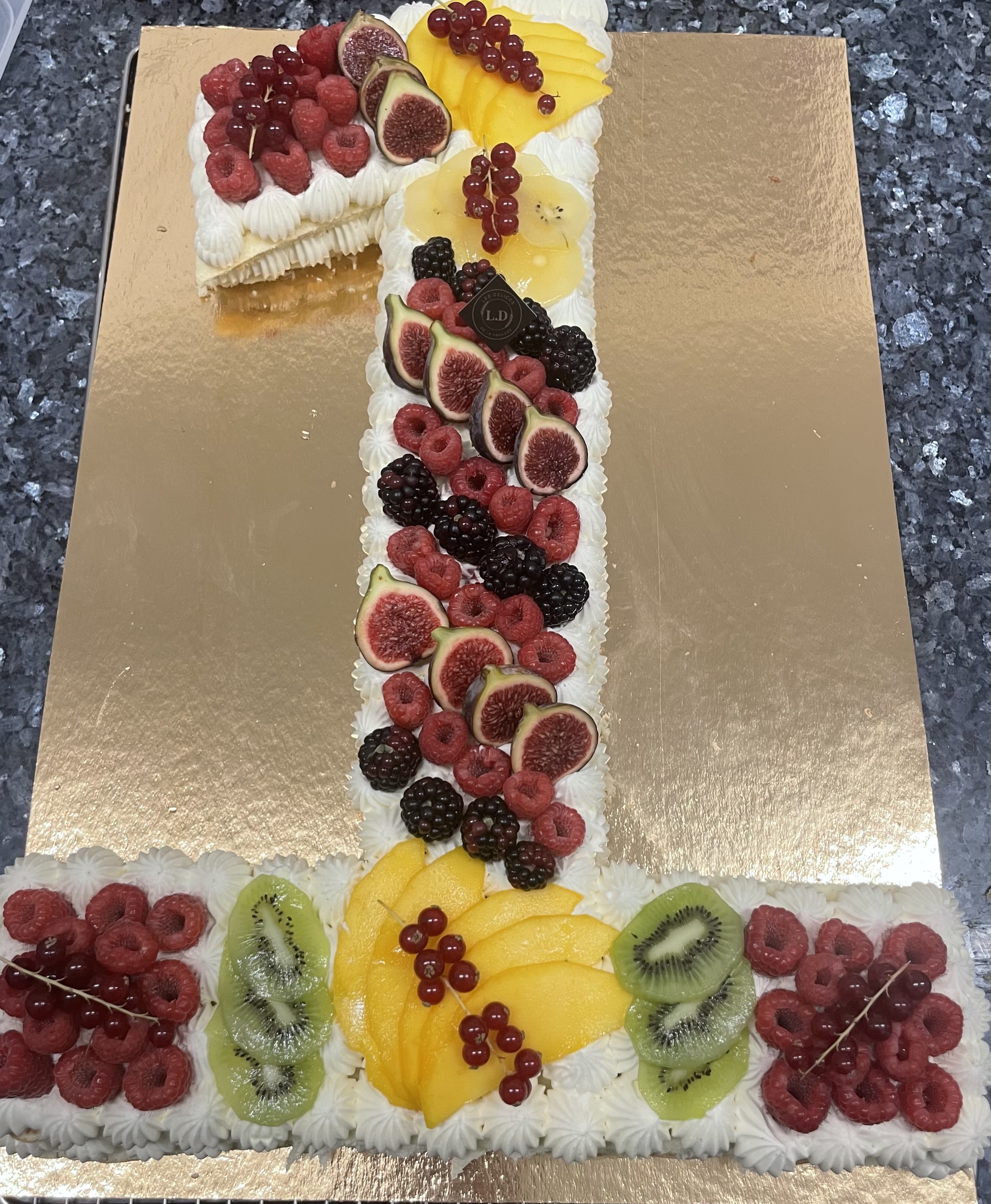 NUMBER CAKE AUX FRUITS